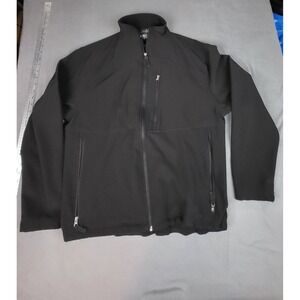 Fossa Utility Jacket Mens Large‎ Black Lightweight Full Zip Stretch Coat Pockets